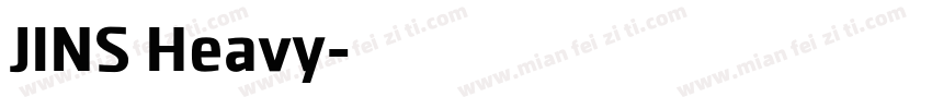 JINS Heavy字体转换